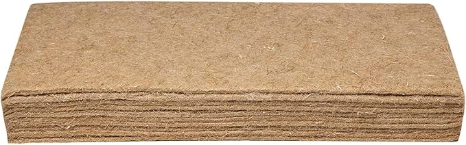 Chanvra Grow Microgreens Growing Mat Natural Hemp Mats for Growing Sprouting Kits Hydroponic Hemp Pads Hemp Grow Mat for Wheatgrass Sunflower &amp More Microgreen Mat 10x20 (100)