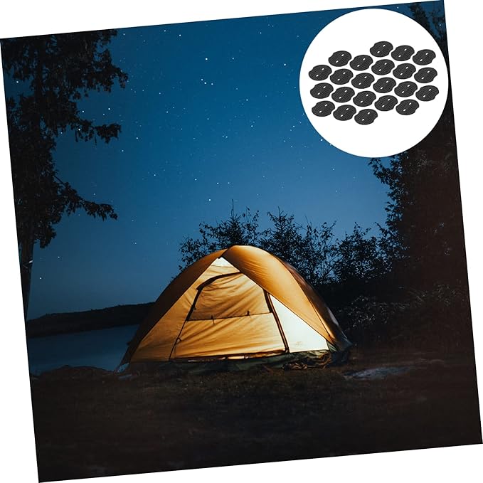 100Pcs Heavy Duty Greening Nails Gasket Outdoor Camping Tent Pegs Pads for Secure Ground Anchoring Durable Pe Material for Garden and Greenhouse Use