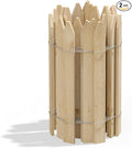 Greenes Fence Cedar Wood Garden Picket Fence 16 H x 8' L (2-Pack 16' Total)