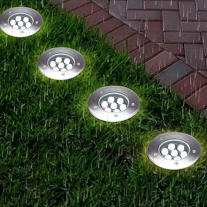 LED Underground Light Outdoor Ground Light Waterproof IP66 AC85-265V LED Buried Lamp for Walkway Courtyard Scenic Area Park Garden Landscape Lights