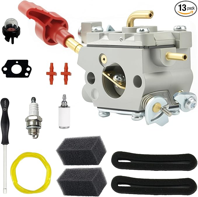 753-08517 Carburetor for Troy-Bilt TB27BEC TB27BH TB27VH Craftsman B235 B250 BV245 BV250 316791650 316791770 41AR27AV791 MTD 41BS2BVG799 41BS2HBC799 Leaf Blower with Air Filter kit
