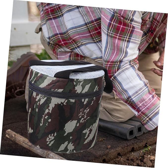 TEHAUX Portable Foam Garden Stool with Pouch 25cm Height Lightweight Outdoor Gardening Seat Portable Camping and Travel Stool for Farming and Fishing Random Random Style