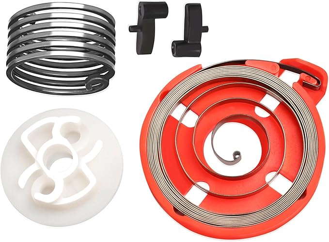 Recoil Pull Start Easy Parts Starting Rewind Spring Repair Kit Compatible with STIHL BG56C BG86C SH86C SH56C Handheld Leaf Blower (Replace #4237-190-06004241-195-35014241-195-20011123-195-7200)