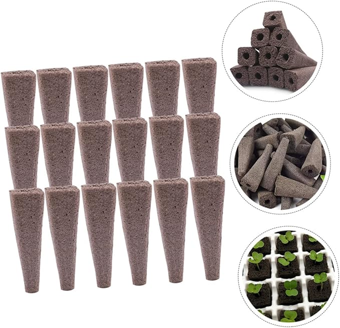 BESPORTBLE 100pcs Indoor Plants Soil Blocks Potting Soil Blocks for Transplantation