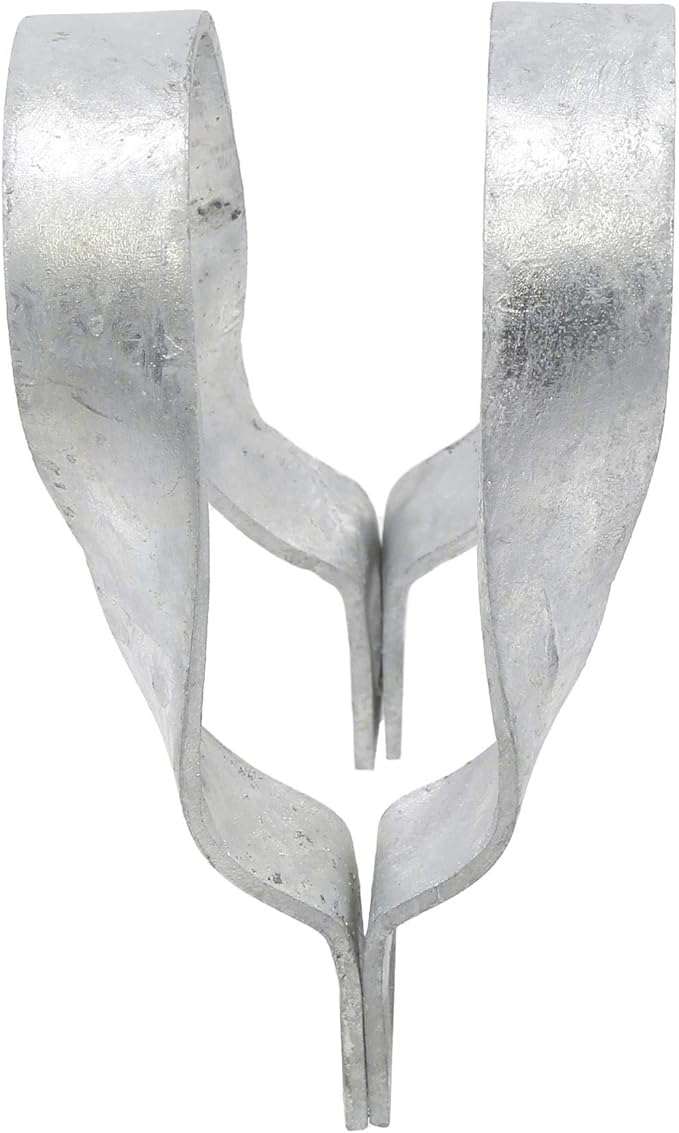 Cross-Connector (Purlin Bracket) for Greenhouse - Galvanized Steel (12 Pack w/Bolts) (1 7/8 x 1 3/8)