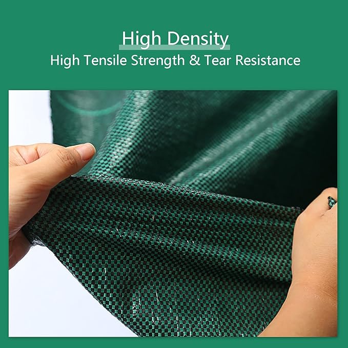 Weed Control Fabric Heavy Duty Weed Membrane Tear-proof Weed Matting Porous Weed Membrane Ideal for Use in Patios Garden Flower Beds Landscaping(1 * 100m)