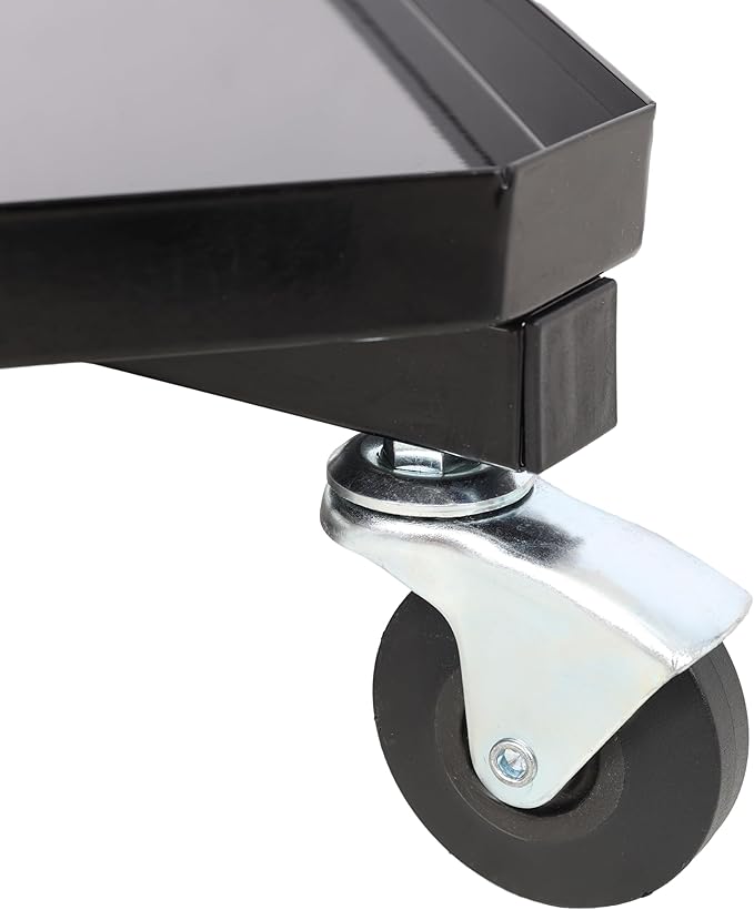 250 LBS Heavy-Duty Rolling Pneumatic Creeper Garage Stool - Adjustable Height (16.5-21) Durable Tool Tray Storage 360° Swivel Casters Ergonomic Cushioned Seat