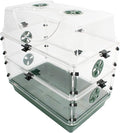 Medium EarlyGrow Seed and Herb Domed Propagator with 2 Vented Side Height Extensions and Security Clip Set