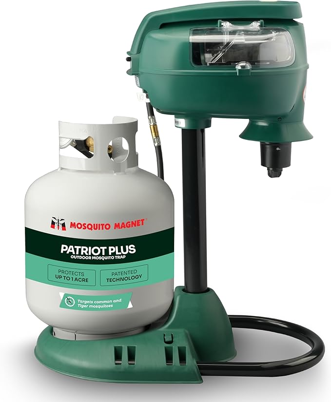 Mosquito Magnet MM4200B Patriot Plus Mosquito and Flying Insect Trap and Killer - Outdoor Fly Trap Protects Up to 1 Acre Green