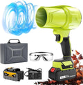 Handheld Blower Handheld Jet Blower 1000g Cordless Leaf Blower 1000g Blowing Force Ultra-Light Ultra-Powerful for Yard/Patio/Car/Lawn Cleaning (#10-1 Battery)