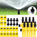 360° Rotation Auto Irrigation System Garden Lawn Sprinkler Patio Garden Sprinkler Lawn 90°/180°/360° Adjustable at Will for Outdoor Grass Yard (8 PCS)