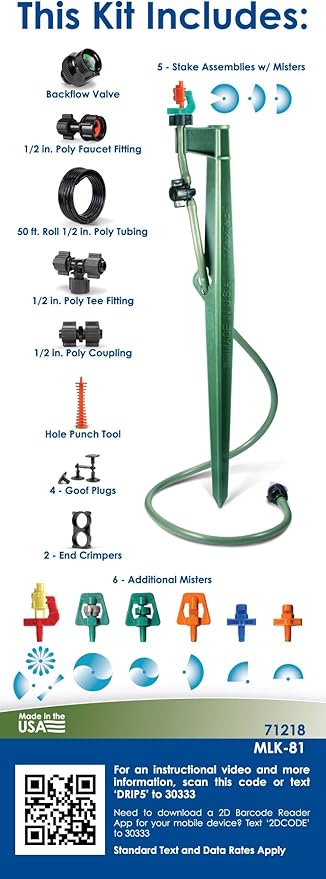 Mister Landscaper Micro Sprinkler Landscape &amp Shrub Kit