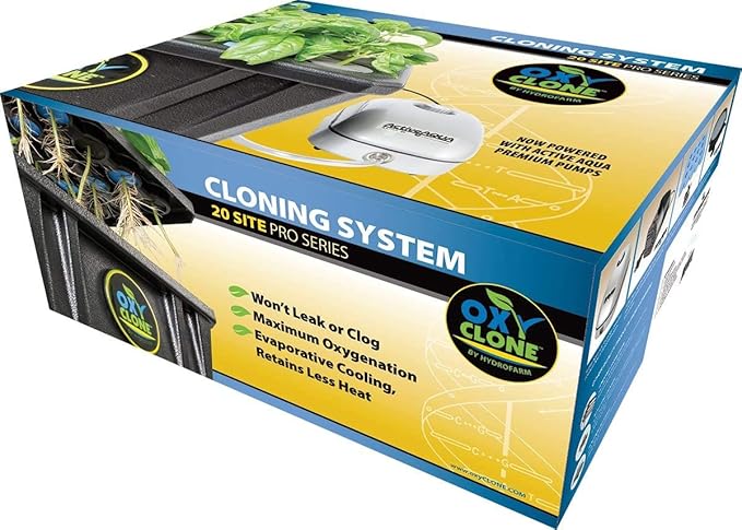 Oxyclone OX20SYS 20 Site Compact Recirculating Cloning Propagation System Heavy Yields
