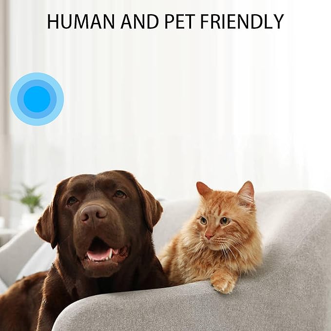 Ultrasonic Bat Repellent Dual Speaker Bat Removal Solution for Attic Garage Porch Basement - Pet Human Safe Indoor Ultrasonic Repellent Device
