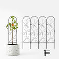 Zhongma 4 Pack 32 Metal Plant Trellis for Potted Plants ClimbingIndoor and Outdoor Fence Plant Support Trellis for Flower and Vagetable