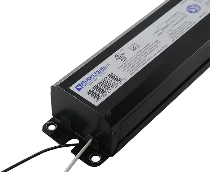 Robertson PSB296T12HOMV Ballast (3P20159) – 1 or 2 Lamp Fluorescent Electronic Ballast 120–277V Programmed Start for T12 HO Fluorescent Lamps between 60W-110W (F48T12/HO thru F96T12/HO) (Qty 1 ea)