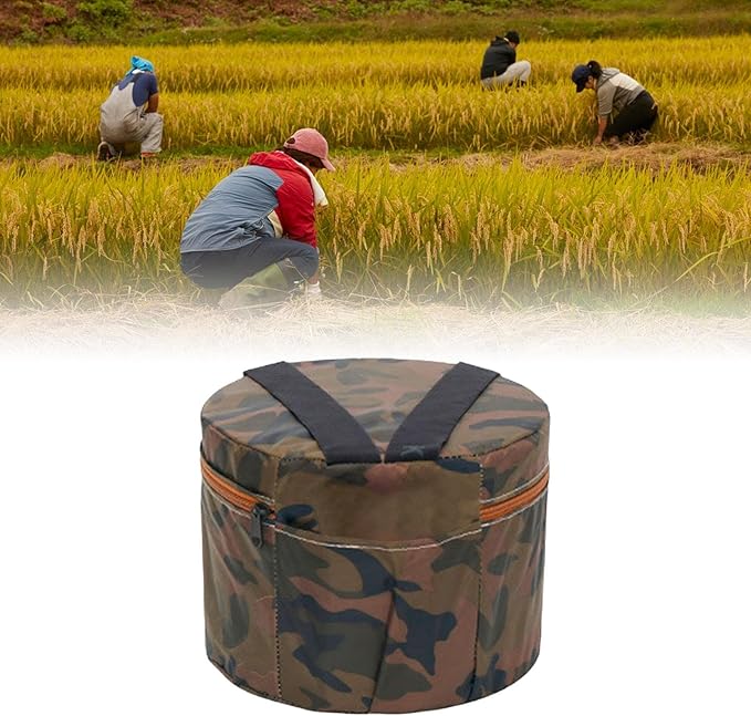 2X Wearable Gardening Stool Round Stool Workseat for Outside Gardening Fishing 32cm