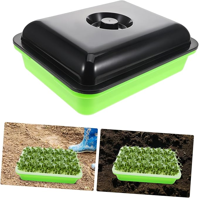 BESPORTBLE Hydroponic Seed Sprouter Tray Plant Trays for Sprouts Mason Jar Sprouting Kit