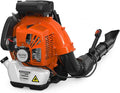 75.6CC Gas Backpack Leaf Blowers 847CFM Powerful Gas Blowers 236 MPH Low Vibration 2-Cycle Ergonomic Harness System for Garden