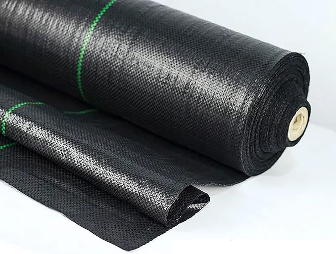 Geotextile Landscape FabricGround Cover PP Woven Garden Ground CoverGarden Weed Barrier Fabric Eco-Friendly &amp Convenientw/Good PermeabilityWeed Mat (Size : 0.9x45m/3x148ft)