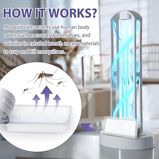 8 Pack Mosquito Attractant Bait Refill Mosquito Bait Lure for Bug Zapper &amp Fly Traps Compatible with All Flying Insect Mosquitoes Trap