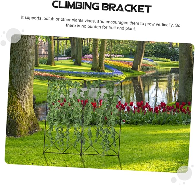 5Pcs Sturdy Plant Climbing Trellis for Garden Support for Potted Plants and Vines Frame for Home and Commercial Gardening