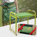 Colwelt Garden Stool and Kneeler Set Garden Seat and Kneeler Heavy Duty with 10 Wide Soft Kneeling Pad Non-Slip Garden Bench for Kneeling and Sitting with Elegant Apron Gardening Gifts for Women
