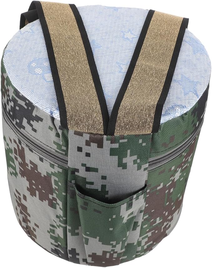 Portable Foam Garden Stool with 25cm Height and Storage Pocket Lightweight Outdoor Weeding and Gardening Work Seat for Seniors Camping and Field Work Use Random Style
