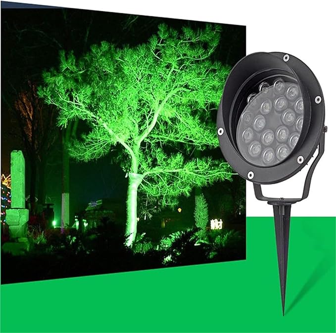 Garden Lights LED Adjustable Lawn Spotlights Used for Landscape Lawns and Outdoor Courtyards(Ground Type - Yellow Light)