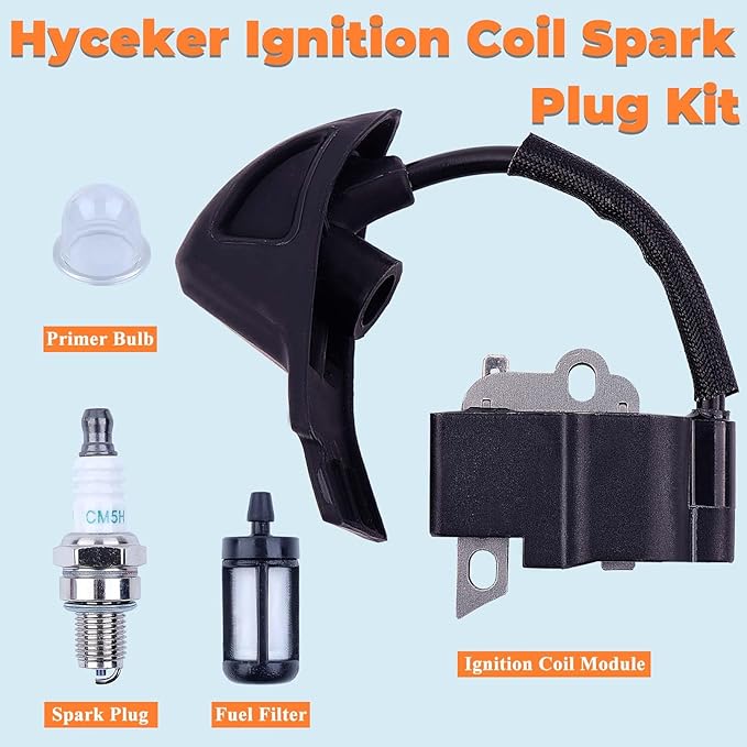 Ignition Coil Spark Plug Kit For Stihl BG56 BG86 BG86C BG56C SH56 SH86 SH56C SH86C Handheld Leaf Blower BR200 Backpack Blower 4241 1316 A 4241 1306 A 4241 1306 B 4241 1300 B 0000 1322 A