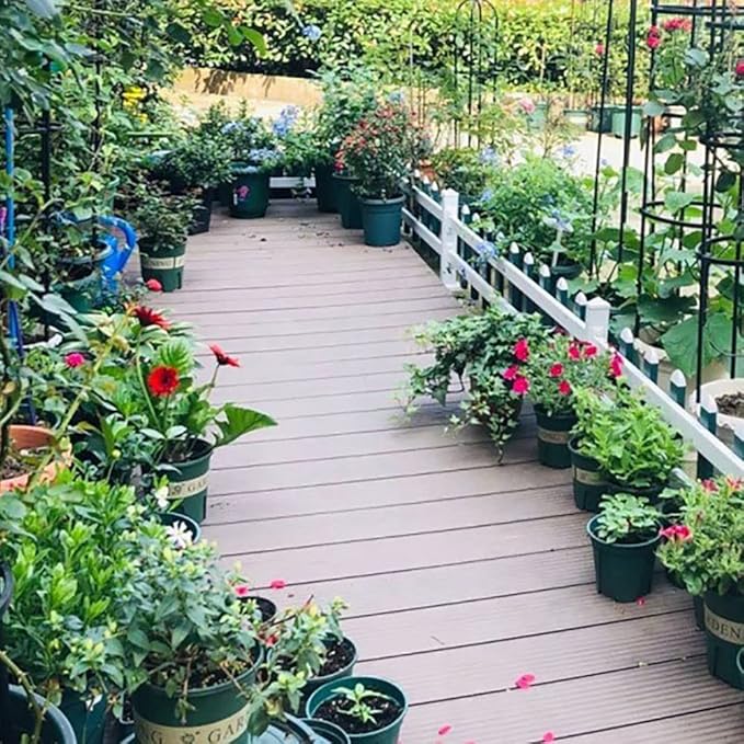 Garden Obelisk Trellis for Climbing Plants Outdoor Metal Trellis with Anti-Rust Coated Garden Trellis for Potted Plants Indoor Plant Support for Vegetables Vines 47.32429.535.5 H ( Size : 6/15