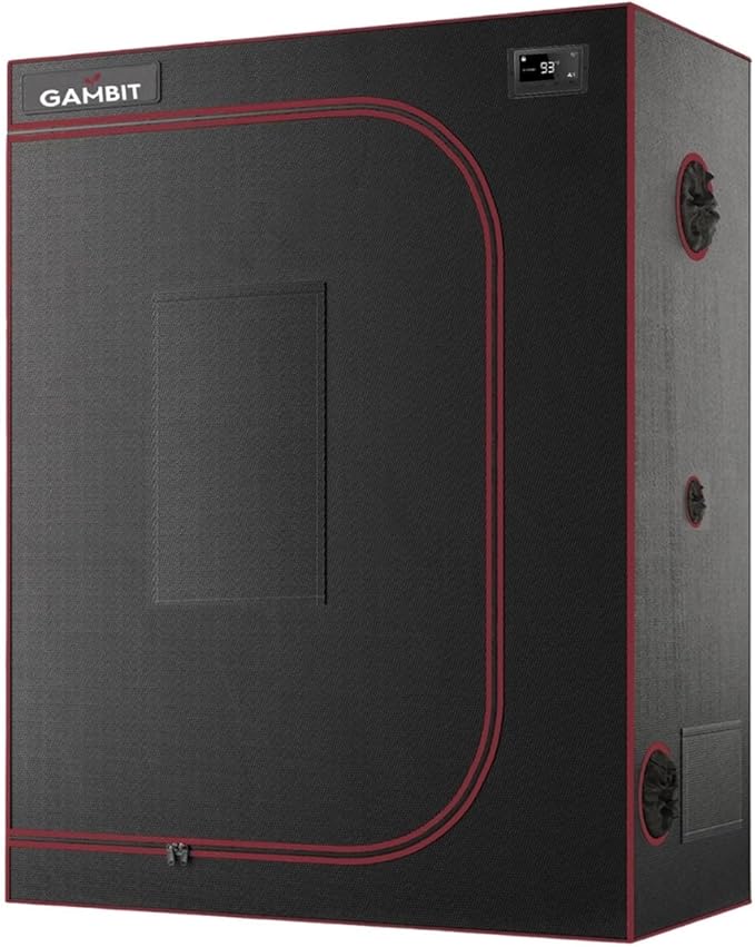 Bud Bunker 4x2 Grow Tent Thickest 25mm/1-Inch Poles Heavy-Duty 2000D Diamond Mylar Canvas 48x48x80 (4x2)