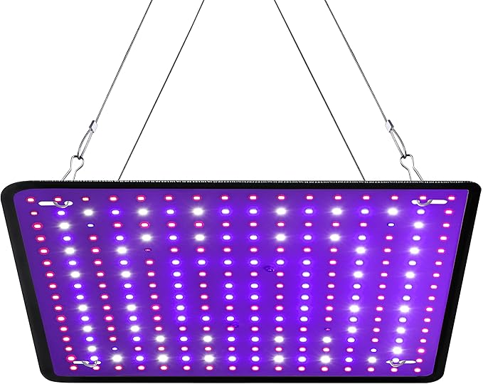 600W Full Spectrum LED Grow Light for Indoor Plants-UV Grow Lamp Seed Starting Seedlings Vegetable Pepper Hanging Growing Lamps