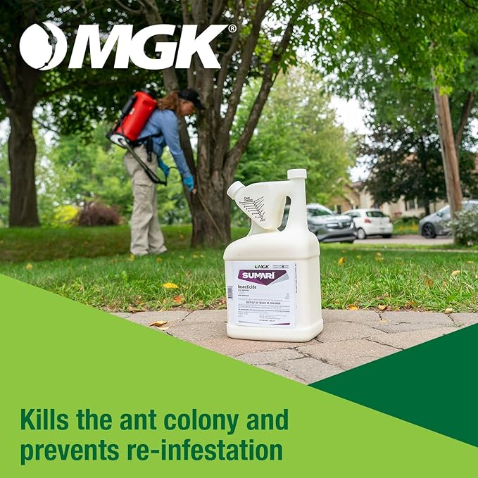 MGK Sumari® Insecticide Concentrate | Ant and Cockroach Killer | Dual Mode of Action | Contains NyGuard® Insect Growth Regulator (IGR) | for Indoor and Outdoor Applications | 1 Quart