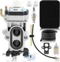 EBZ6500 Carburetor Kit for RedMax Backpack Blower EBZ7001 EBZ5150 EBZ5100 EBZ5150RH EBZ5100RH EBZ6500RH EBZ7001RH EBZ8001 EBZ8001RH EBZ6500 With Air Fuel Filter #848H108100 505183101