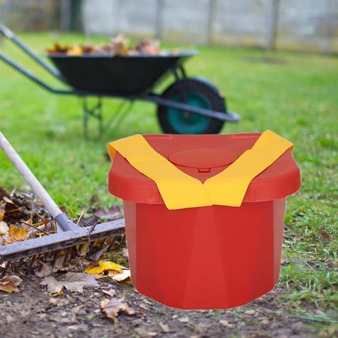 Garden Wearable Stool with Storage Outside Farm Lawn Gardening Cushion Chair