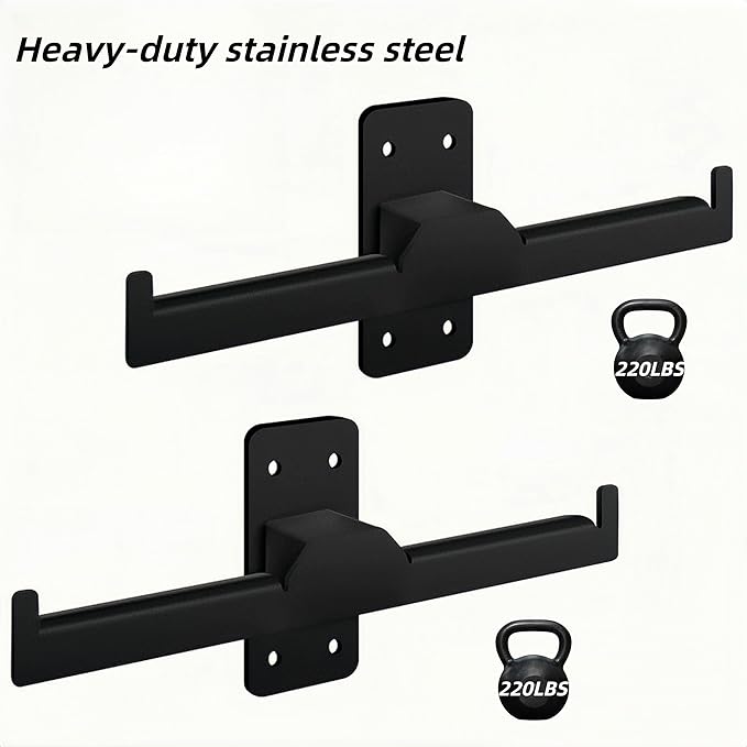 2PCS Backpack Blower Sprayer Rack Wall Mounted Heavy Duty Steel Backpack Leaf Blower Garden Sprayer Hanger Small Chainsaw Lawn Mower Holder for Garage Trailer Indoor Storage Organization