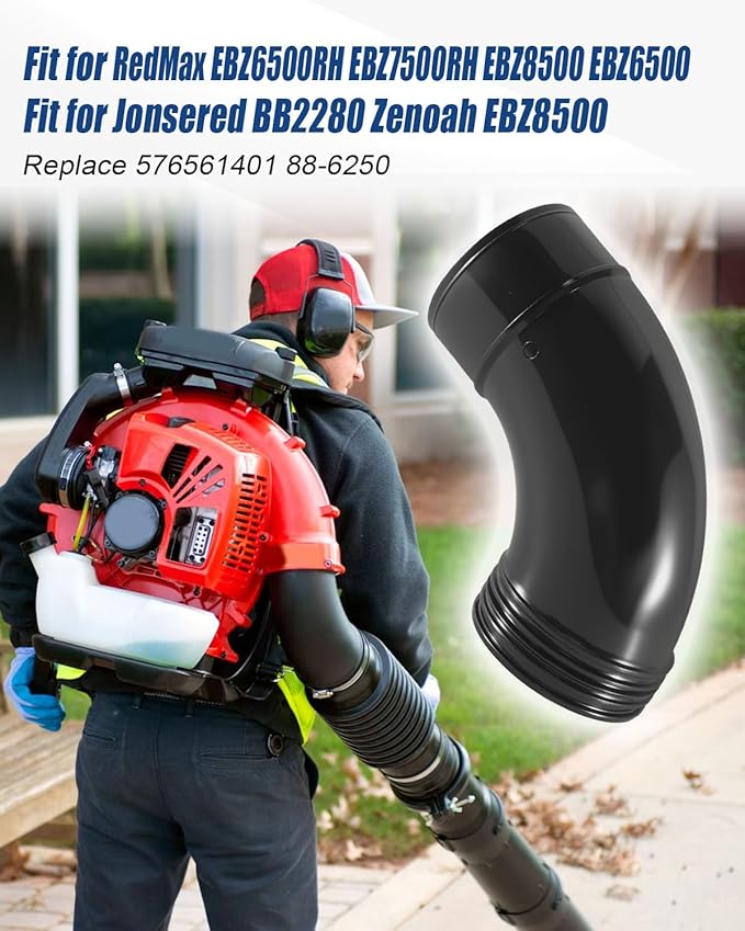 576561401 Blower Elbow Tube Fit for RedMax EBZ6500RH EBZ7500RH EBZ8500 EBZ6500 Replace 88-6250