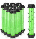 12 Pcs Fly Traps for Indoor Outdoor Hanging Fruit Fly Stick Trap Sticky Mosquito for Home Insect 10 x 2.5 Inches (ClassicGreen and Black)