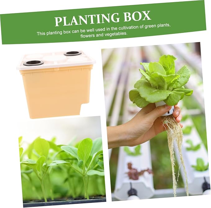 Hydroponics Growing System Planting Bucket Indoor Greenhouse Herb Garden Planter Outdoor