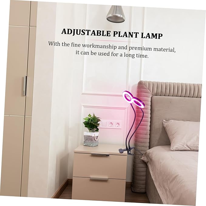 Mikikit 5v Indoor Plant Lights Clip Plant Lamp Led Light Full Grow Planting Growth Lamp