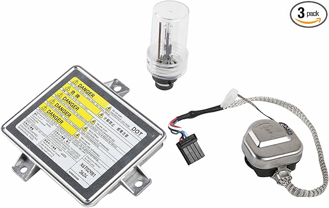 Xenon HID Headlight Ballast Unit Assembly with Igniter D2S Bulb For Acura TL/ TL Type-S 2002 2003 04 05 TSX 04-05 Honda S2000 2004 2005 2006 2007 2008 2009 Mazda 3 04-06 W3T10471 X6T02971 W3T14371