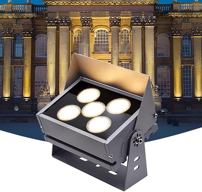 Outdoor Spotlights - Landscape Lights Led Beam LightAngle Adjustable Narrow Beam Spotlight LED Outdoor Waterproof Projection Wall Washer Light Long DistanceRed Light-30W