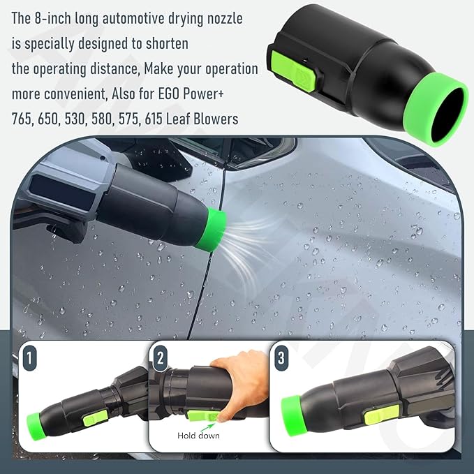 AGC1000 Gutter Cleaning Attachment Kit/Leaf Blower Tools Mounting Bracket Kit for EGO 530CFM / 580CFM / 575CFM / 650CFM/ 615CFM/LBX6000 Leaf Blowers/Overall Length 9 feet - Black