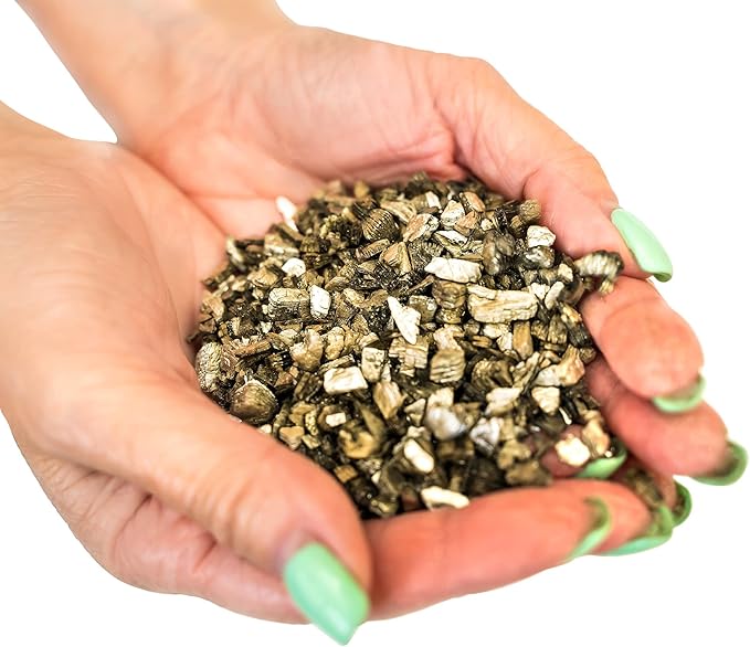 Horticultural Organic Vermiculite by GARDENERA - Medium Grade - Natural Soil Additive for Potted Plants - Orchids - Hydroponics - Terrariums (8 QT) - Set of 3