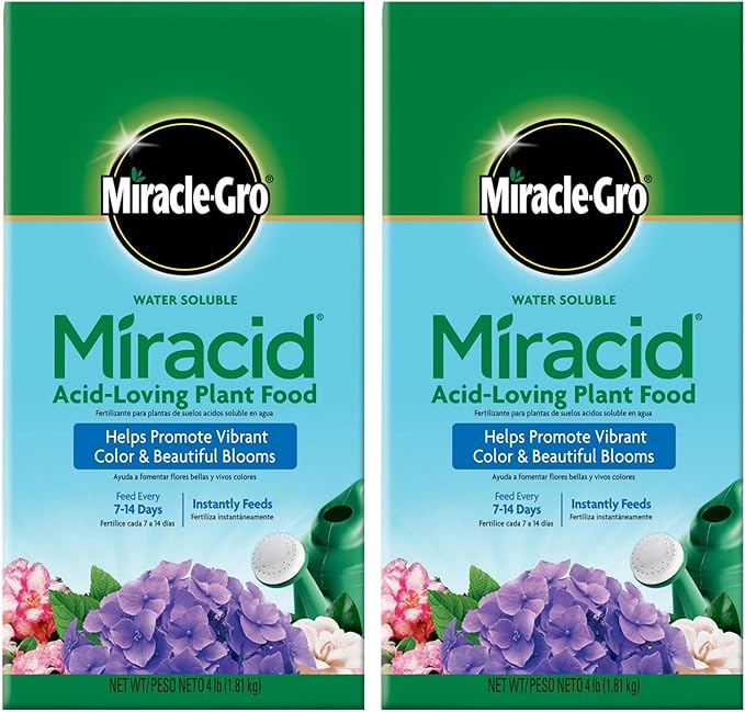 Scotts Company 185001 Garden Pro Water Soluble Miracid Acid Loving Plant Food 4-Pound (Тwo Рack)
