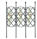 Garden Trellis for Climbing Plant Outdoor35in53in HighRustproof Plant Trellis SupportPlant Climbing Frame for Indoor Potted Plants Lattice Grid Panels for VinesVegetableFlower ( Size : 53in/135