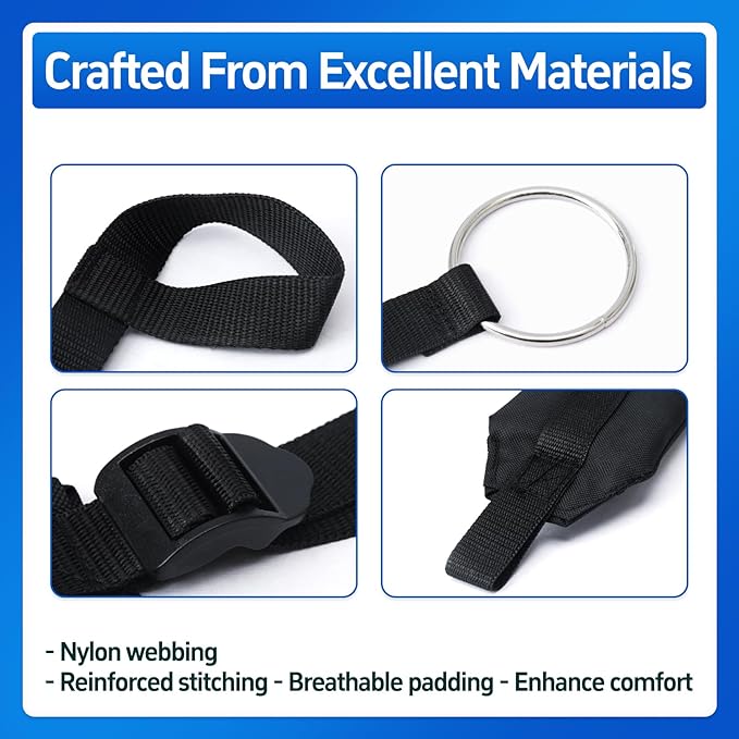 2Pcs 4244-710-9005 Blower Harness Straps Compatible with STIHL Backpack Leaf Blowers BR350 BR430 BR450 SR430 SR450 Left and Right Shoulder Strap Replace 4244 710 9005 42447109005 Black