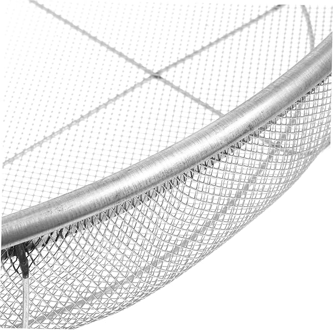 Round Soil Sifter with Mesh Durable Gardening Tool for Separating Rocks Twigs and Debris from Soil and Compost Planting and Landscaping Use