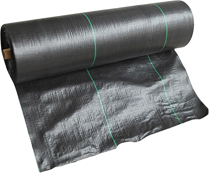 Weed Control Fabric Sturdy Porous Weed Membrane Durable Weed Barrier Mat UV Stabilised ECO Friendly Landscape Fabric for Patios Garden Flower Beds Pond(1 * 200m)
